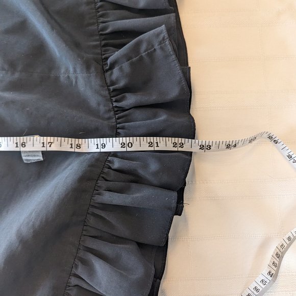 Black Skirt - Ruffle Bottom - Picture 3 of 4
